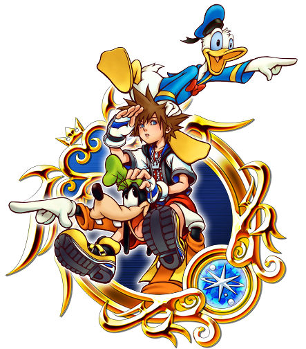 Sora & Donald & Goofy A