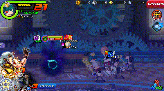 Raging Blitz in Kingdom Hearts Unchained χ / Union χ.