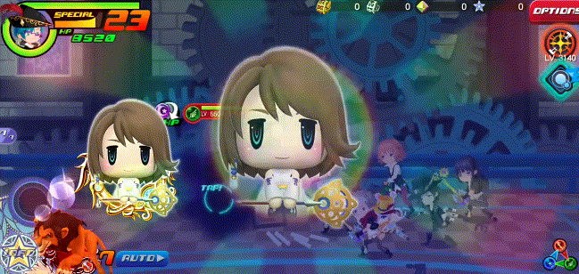 Levin Flair in Kingdom Hearts Unchained χ / Union χ.