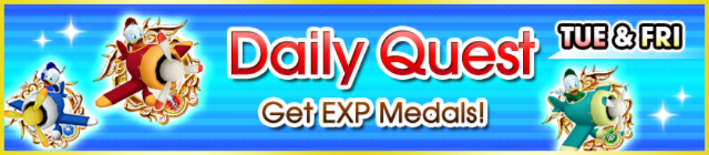 File:Special - Daily Quest - Get EXP Medals! banner KHUX.png