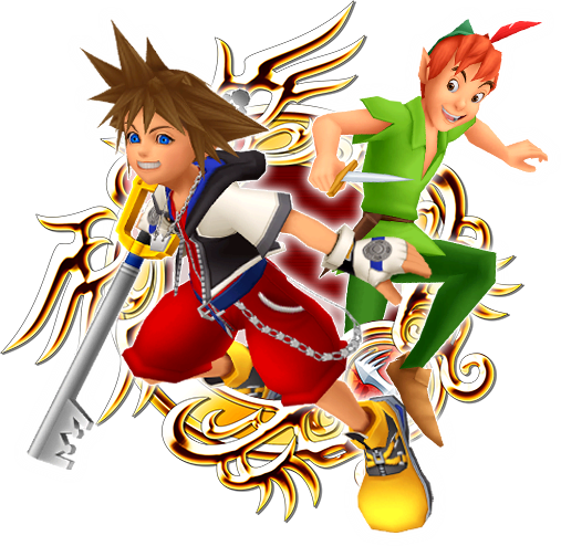 Sora & Peter Pan