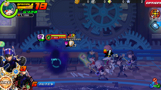 Charging Strike in Kingdom Hearts Unchained χ / Union χ.