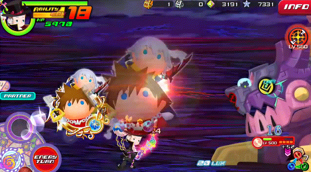 Magic Explosion in Kingdom Hearts Unchained χ / Union χ.