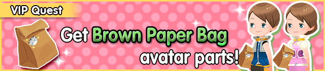 File:Special - VIP Get Brown Paper Bag avatar parts! banner KHUX.png
