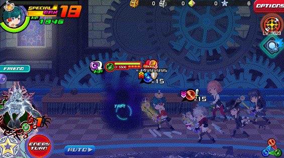 Homing Darkness in Kingdom Hearts Unchained χ / Union χ.