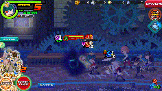 Foxtrot in Kingdom Hearts Unchained χ / Union χ.