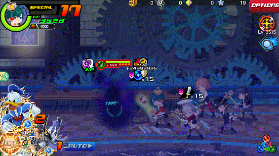 Thunder Barrage in Kingdom Hearts Unchained χ / Union χ.