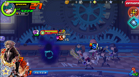 Icy Rampage in Kingdom Hearts Unchained χ / Union χ.