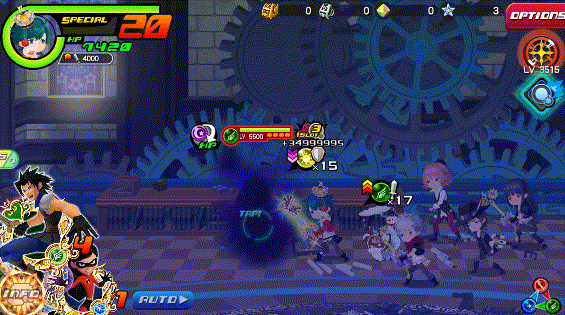 Flurry in Kingdom Hearts Unchained χ / Union χ.