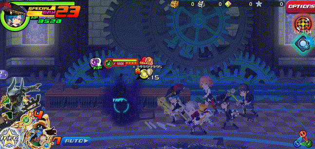 Explosion in Kingdom Hearts Unchained χ / Union χ.