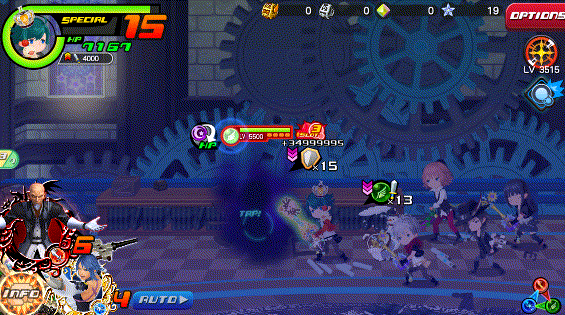 Freezing Arc in Kingdom Hearts Unchained χ / Union χ.