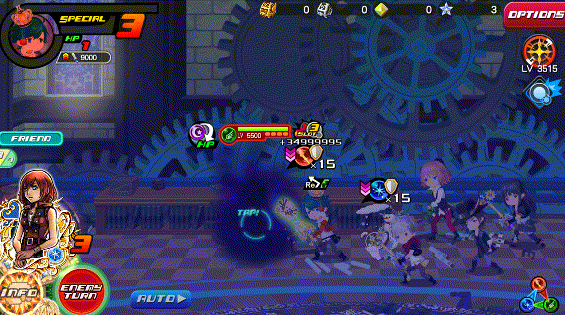 Sphere Blast in Kingdom Hearts Unchained χ / Union χ.