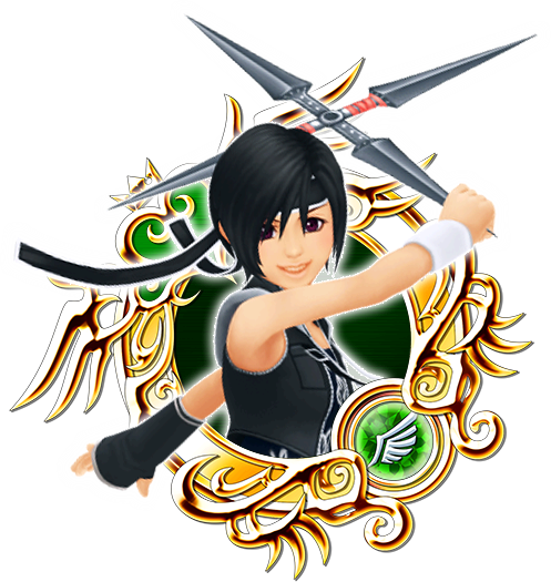File:KH II Yuffie 7★ KHUX.png
