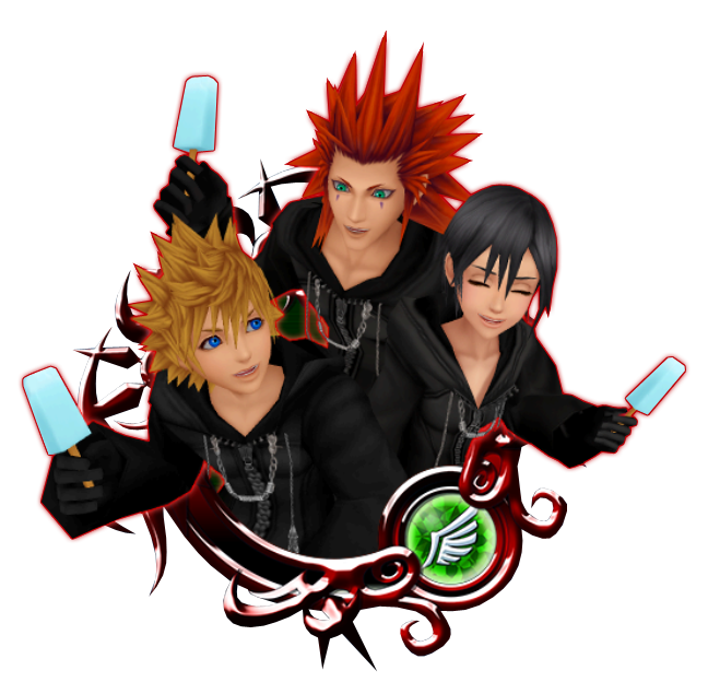 Roxas & Axel & Xion