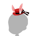 White Rabbit: Hat (♂) Avatar Board Permanent