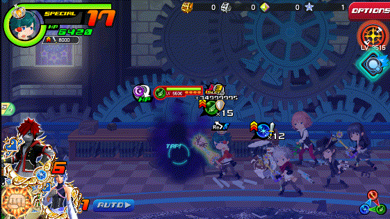 Blast Strike in Kingdom Hearts Unchained χ / Union χ.