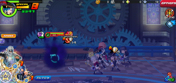 Serpent's Illusion in Kingdom Hearts Unchained χ / Union χ.