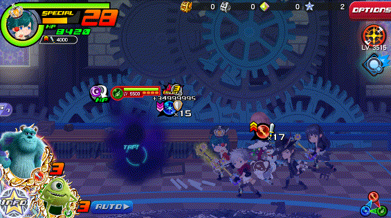 Monster Blitz in Kingdom Hearts Unchained χ / Union χ.