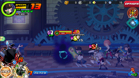 Angry Flames in Kingdom Hearts Unchained χ / Union χ.