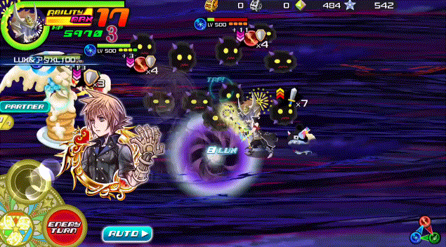 Frost Raid in Kingdom Hearts Unchained χ / Union χ.