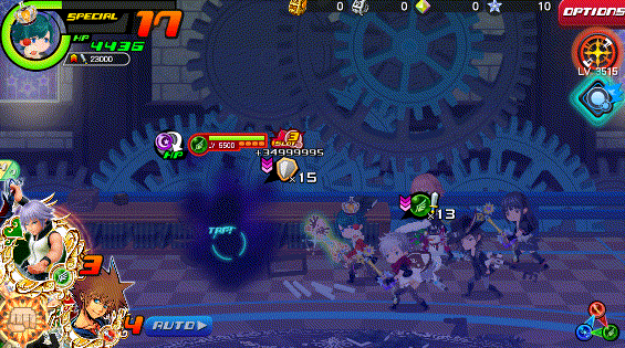 Flame Blade in Kingdom Hearts Unchained χ / Union χ.