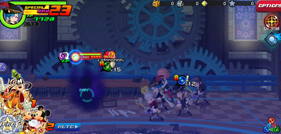 Lunging Charge in Kingdom Hearts Unchained χ / Union χ.