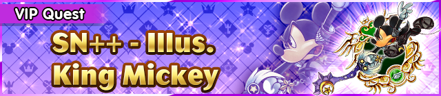File:Special - VIP SN++ - Illus. King Mickey banner KHUX.png