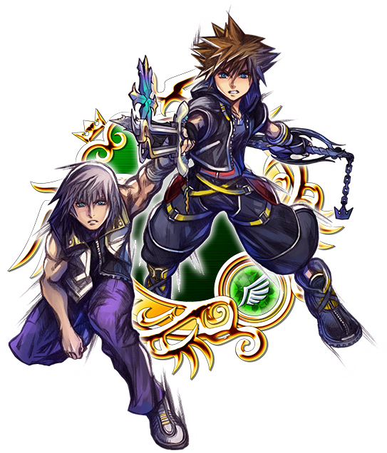 Illustrated KH II Sora & Riku [EX]