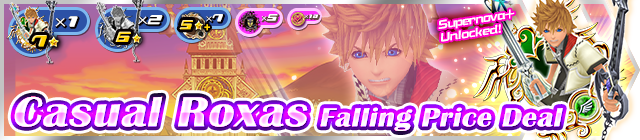 File:Shop - Casual Roxas Falling Price Deal banner KHUX.png