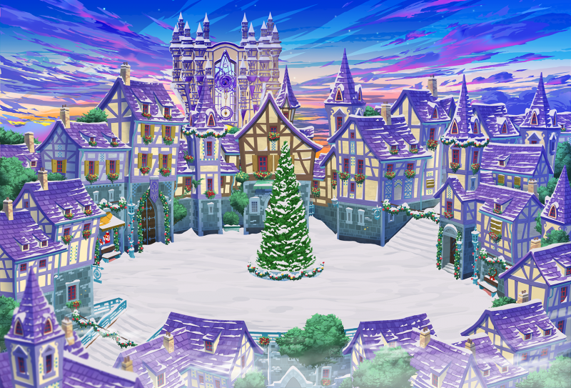 File:Daybreak Town - Fountain Square (Christmas) KHX.png