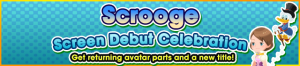 Event - Scrooge Screen Debut Celebration banner KHUX.png