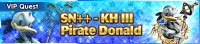 Special - VIP SN++ - KH III Pirate Donald banner KHUX.png