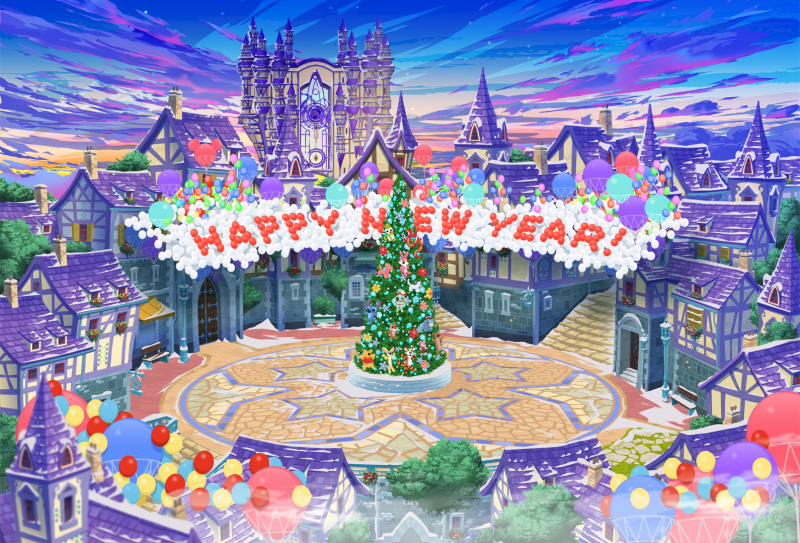 File:Daybreak Town - Fountain Square (New Year) KHX.png