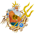 King Triton: "The King of Atlantica who is often seen with his trident."