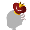 Queen of Hearts: Crown (♀) Avatar Board