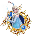 Elsa: "Anna's older sister. Elsa looks poised, regal, and reserved, but she lives in fear as she wrestles with a mighty secret. / She learns to embrace the powers that make her special."