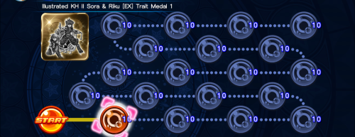 VIP Board - Illustrated KH II Sora & Riku (EX) Trait Medal (2) 1 KHUX.png