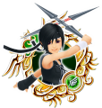 Yuffie: "A spirited girl who actively does her part to keep tabs on the town."