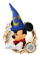 Mickey: "Mickey back when he was still in training under Master Yen Sid."