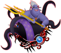 Ursula: "A sea witch who was banished from Atlantica by King Triton."