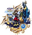 Official art used in KINGDOM HEARTS merchandise