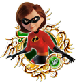 Mrs. Incredible: "A resourceful and dexterous superhero. / Her family lives anything but a normal life." (Incredibles 2)