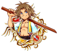 Tidus: "A confident, athletic boy who lives in Destiny Islands."