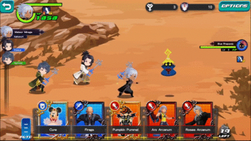 Meteor Mirage in Kingdom Hearts Dark Road.