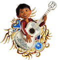 Miguel: "A 12-year-old aspiring musician who struggles against his family's generations-old ban on music." (Coco)