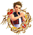 Hayner: "An unruly boy who lives in Twilight Town. He hangs out with Pence and Olette."