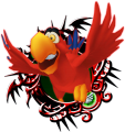 Iago: "A sarcastic and selfish parrot. He spies on the residents of Agrabah for Jafar."