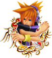 Neku: "A participant of the Reapers' Game, he always wears his headphones. / He encounters Sora and Riku in Traverse Town." (The World Ends With You)