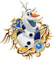 Olaf: "A snowman created from Elsa's magical powers. He's innocent, outgoing, and loves all things summer."