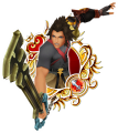 Terra: "A young man who strives to be a Keyblade Master /as one of Master Eraqus's pupils/. He's friends and rivals with Aqua and Ventus."
